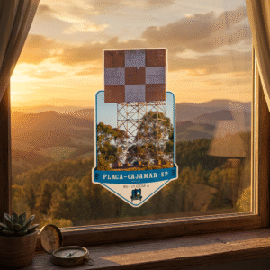 Adesivo Placa Cajamar Eu Fui com a Roteiros de Aventura