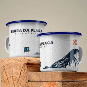 Caneca Esmaltada Serra da Placa Cajamar