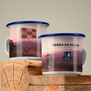 Caneca Esmaltada Serra da Placa Cajamar