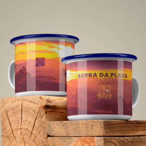 Caneca Esmaltada Serra da Placa Cajamar